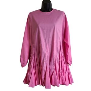 RHODE Ella Anthropologie Pink Fit Flare Mini Dress Size XS